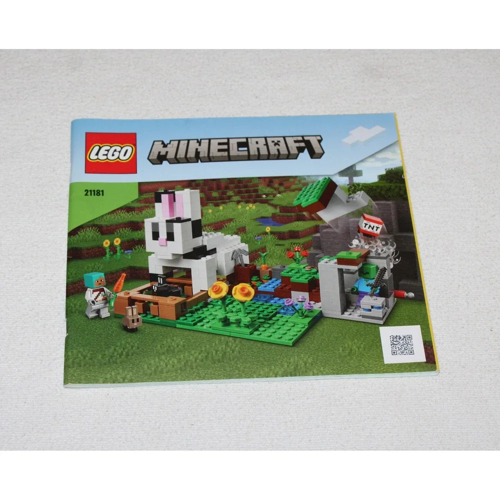 7 LEGO Minecraft Instruction Manuals 21151 21158 21165 21178 21179 21181 21242